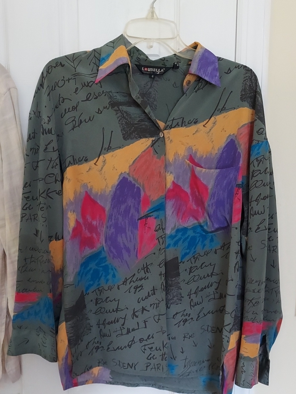 Womens Silky Blouse Size 6 Loubella
